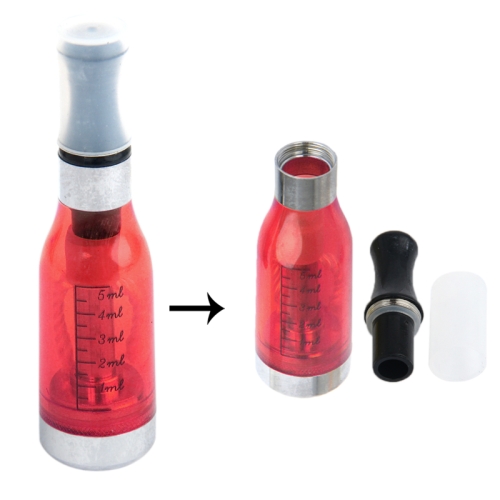 CE9 5ML Cotton-free Detachable E-Cigarette Atomizer with A Scale (Red) - Click Image to Close